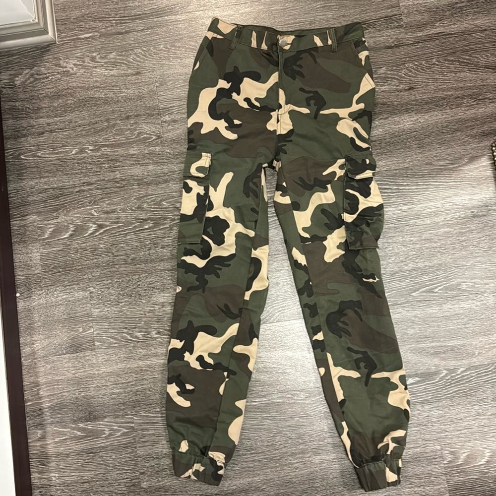 Camo cargo pants